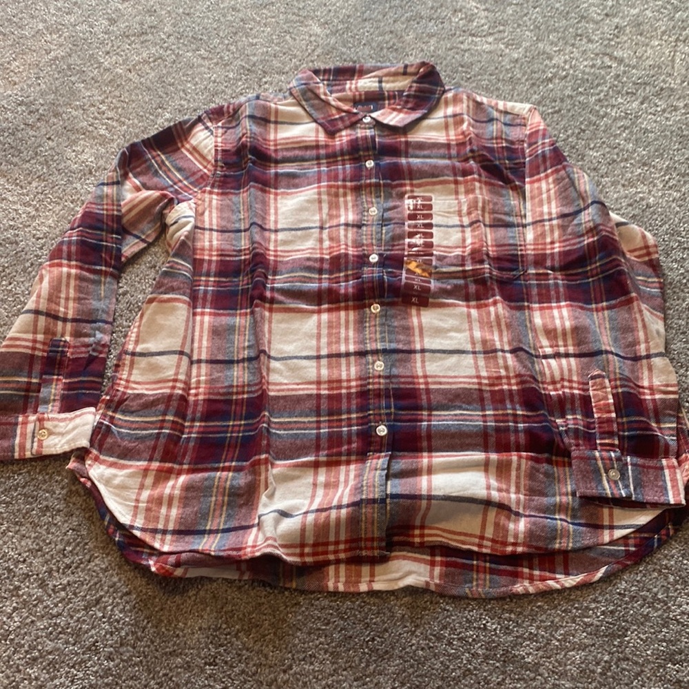 GAP women’s flannel, Size XL